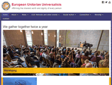 Tablet Screenshot of europeanuu.org
